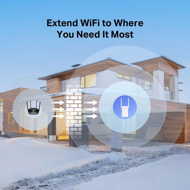 Підсилювач Wi-Fi сигналу Mercusys, ME80X MERCUSYS ME80X