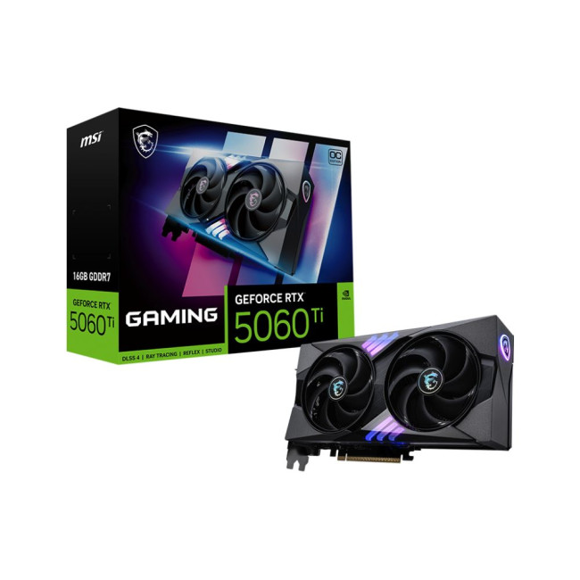 Відеокарта MSI NVIDIA GeForce RTX 5060 Ti 16G GAMING OC MSI RTX 5060 Ti 16G GAMING OC