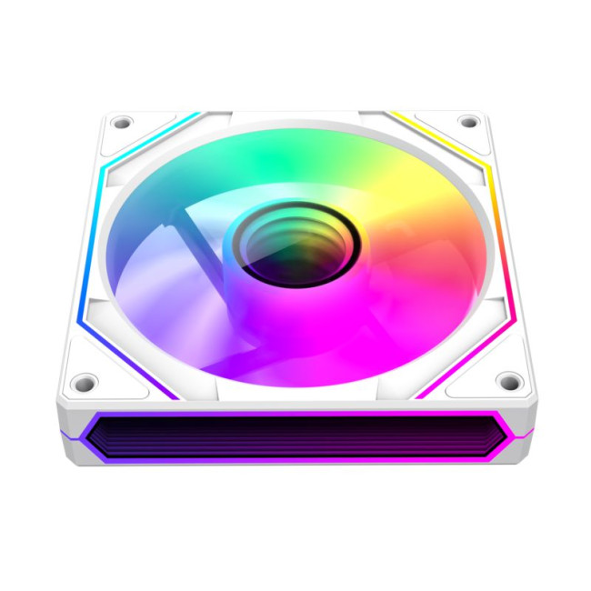 Кулер для корпусу 120 мм, 4pin(M/F)/3pin(M/F), ARGB, PWM, білий FN12A-S8I-W GAMEMAX FN12A-S8I-W