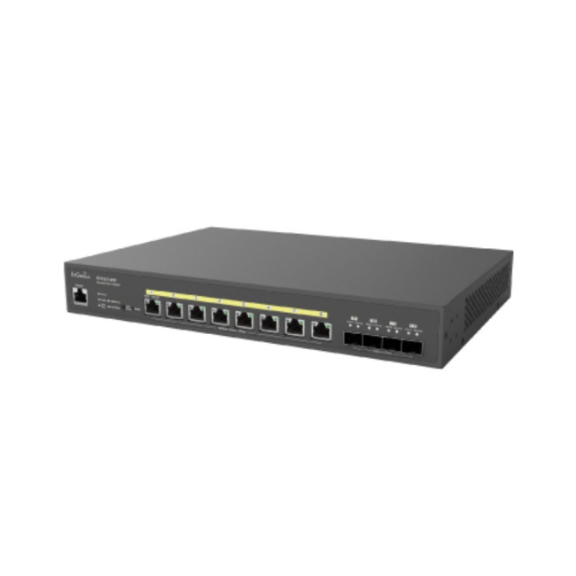 Комутатор 8x2.5GbE + 4x10Gb SFP+ L2+ 240W Cloud ENGENIUS ECS2512FP (1402A0151301)