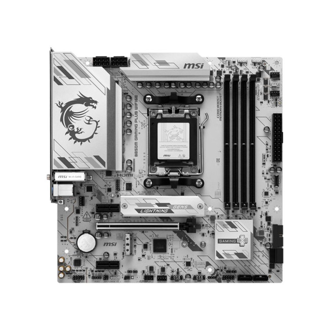 материнська плата sAM5/4DDR5/HDMI/DP/3PCIe/3M.2/4SATA/LAN2.5Gb MSI B850M GAMING PLUS WIFI6E