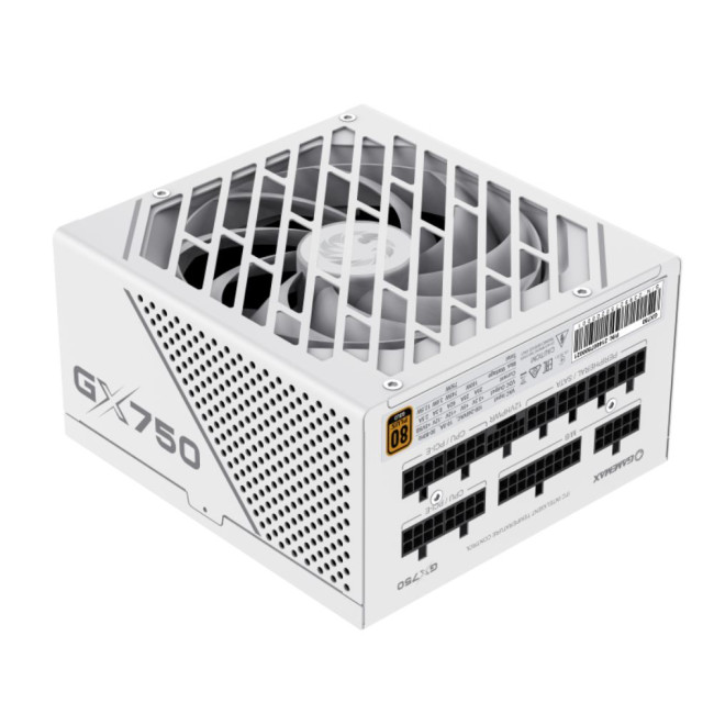 Блок живлення ATX 750W, 80 Gold,fan 135mm,fully modularOPP, OVP, UVP, OCP, OTP, SCP GAMEMAX GX-750 PRO WH (ATX3.0 PCIe5.0)