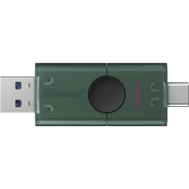 Флеш пам'ять 128GB USB-A + USB-C 3.2 Gen 1 DataTraveler DuoG2 KINGSTON DTDEG2/128GB