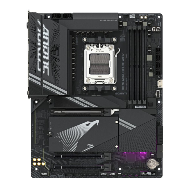 Mатеринська плата sAM5 AMD X870 HDMI 4xM.2  USB4.0 2.5GbE LAN ATX GIGABYTE X870 AORUS ELITE WIFI7