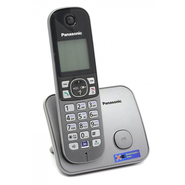 Радіотелефон DECT (металик) PANASONIC KX-TG6811UAM