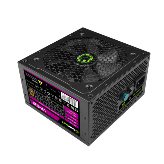 Блок живлення ATX 800W, box, APFC, 12см, 80+Bronze GAMEMAX VP-800