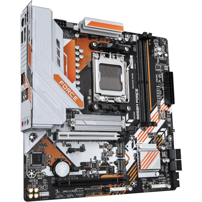 Mатеринська плата sAM5 AMD B850 HDMI/DP 3xM.2 2.5GbE LAN mATX GIGABYTE B850M FORCE
