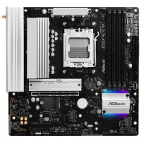 Mатеринська плата sAM5 AMD A620A DP/HDMI 3xM.2 4xDDR5 2.5GbE LAN mATX ASROCK A620AM PRO RS WIFI