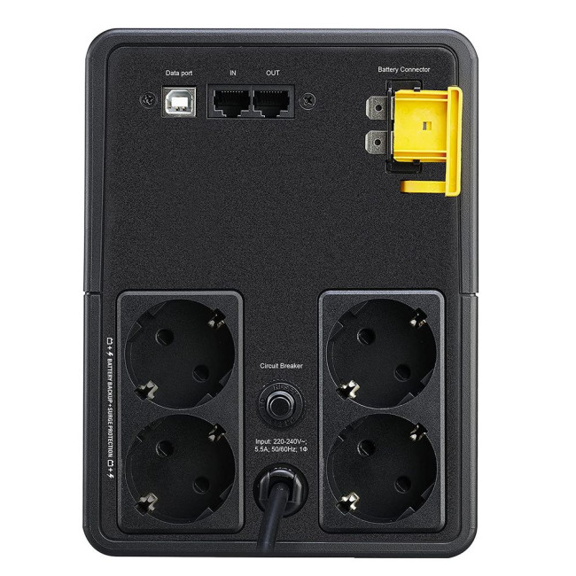 ДБЖ Back-UPS 650W/1200VA,L-I,AVR,USB,Schuko APC BX1200MI-GR