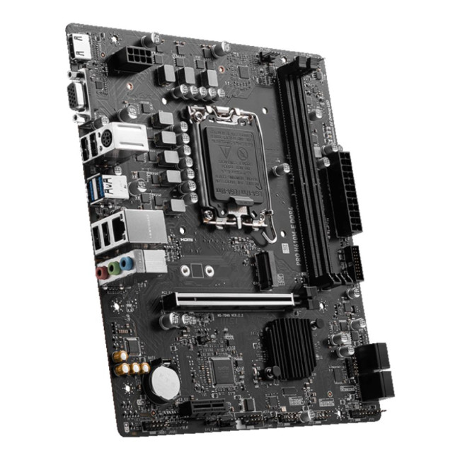 материнська плата s1700/2DDR4/VGA/HDMI/2PCIe/4SATA/1M.2/COM MSI PRO H610M-E DDR4