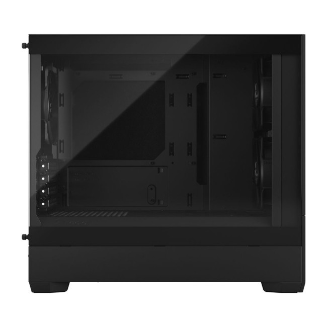 Корпус micro ATX без БЖ, чорний, скло Pop Mini Silent Black TG FRACTAL DESIGN Pop Mini Silent Black TG (FD-C-POS1M-02)