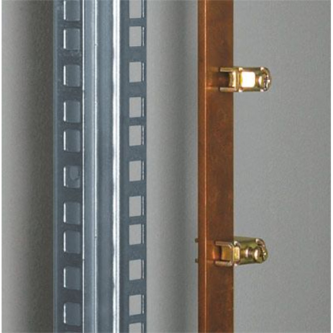 Шина заземлення 15U, в комплекті 5шт. DP-ZE-CL DP-UL-15U