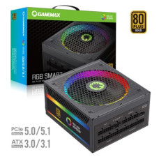 Блок живлення 1050W, 80 Gold,ARGB ring fan 140mm,fully modularOPP, OVP, UVP, OCP, OTP, SCP GAMEMAX RGB1050 PRO (ATX3.1 PCIe5.1)
