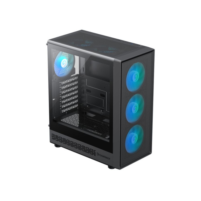 Корпус ATX без блока живлення , загартоване  склоTX,M-ATX,ITX   1*usb 3.0 + 1* usb 2.0  6 FAN Pre i GAMEMAX Storm 2 AB