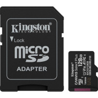 Карта пам'яті 128GB microSDXC Canvas Select Plus Gen3 150MB/s A1 Card + Adapter KINGSTON SDCS3/128GB