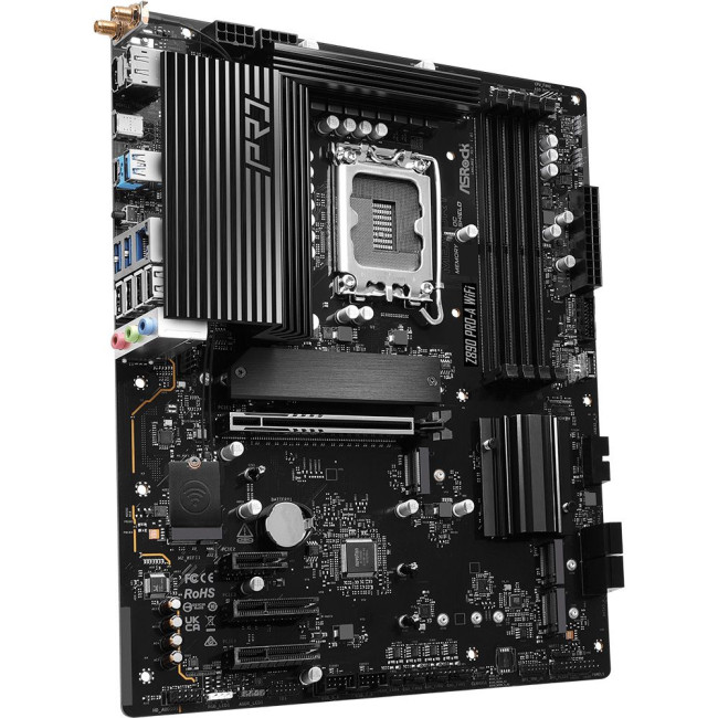 Mатеринська плата s1851 Intel Z890 HDMI/DP/TB4(USB4-C) 4xM.2 2.5GbE LAN ATX ASROCK Z890 PRO-A WIFI