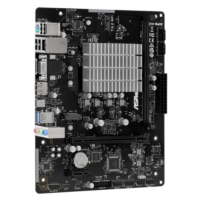 Материнська плата +CPU Intel N100 4core HDMI/DVI/VGA 1xDDR4 1xM.2 GbE LAN mATX ASROCK N100M
