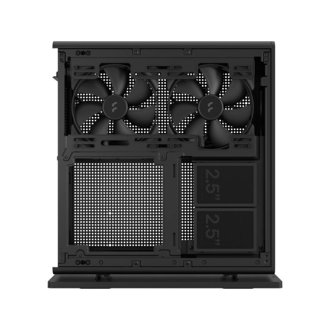 Корпус mini-ITX без БЖ, чорний Ridge Black mITX PCIe 4.0 FRACTAL DESIGN Ridge Black mITX PCIe 4.0 (FD-C-RID1N-11)