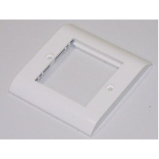 Рамка Euromod c закругл. краями, біла MOLEX WEU-00001-02