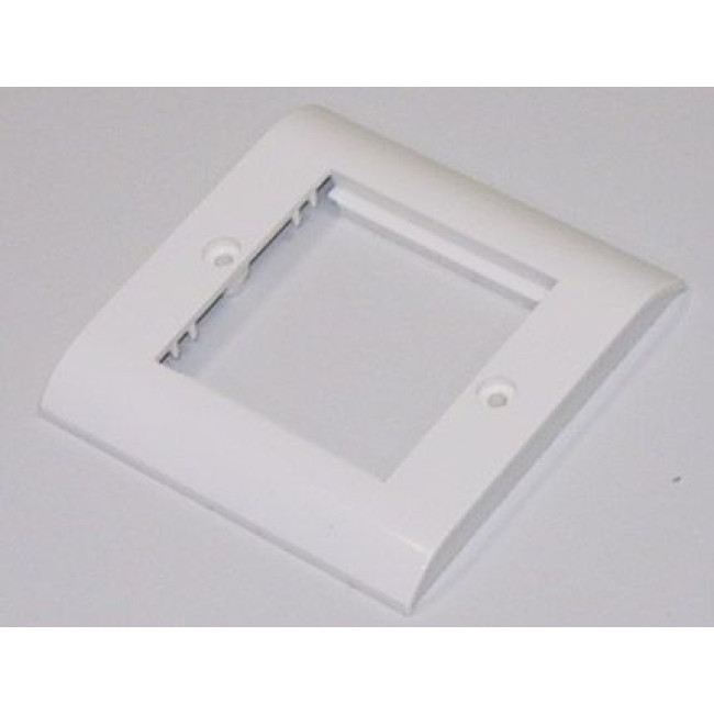 Рамка Euromod c закругл. краями, біла MOLEX WEU-00001-02