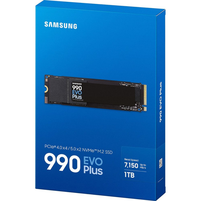 накопичувач Samsung SSD 990 EVO Plus, 1Tb, NVMe SAMSUNG 990 EVO Plus, 1TB, MZ-V9S1T0BW