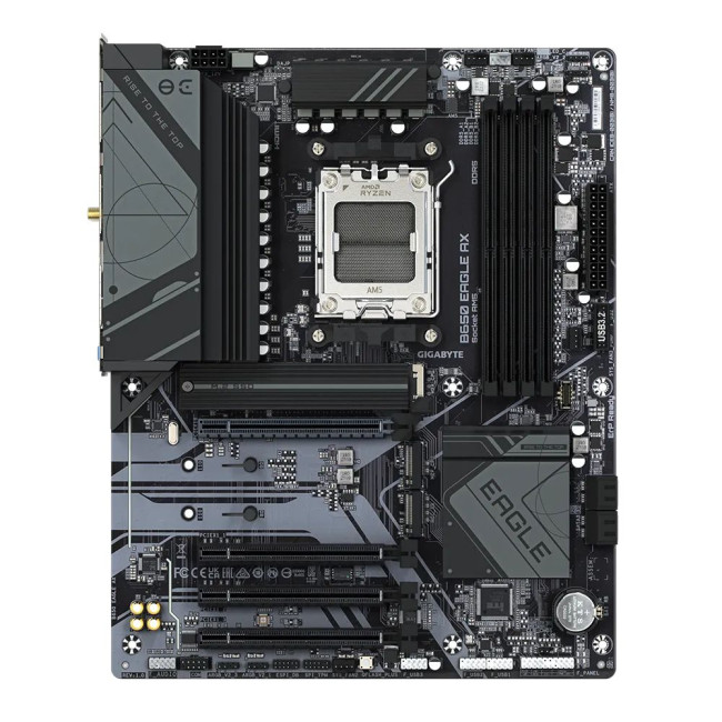 Mатеринська плата sAM5 AMD B650 DP/HDMI 3xM.2  GbE LAN ATX GIGABYTE B650 EAGLE AX