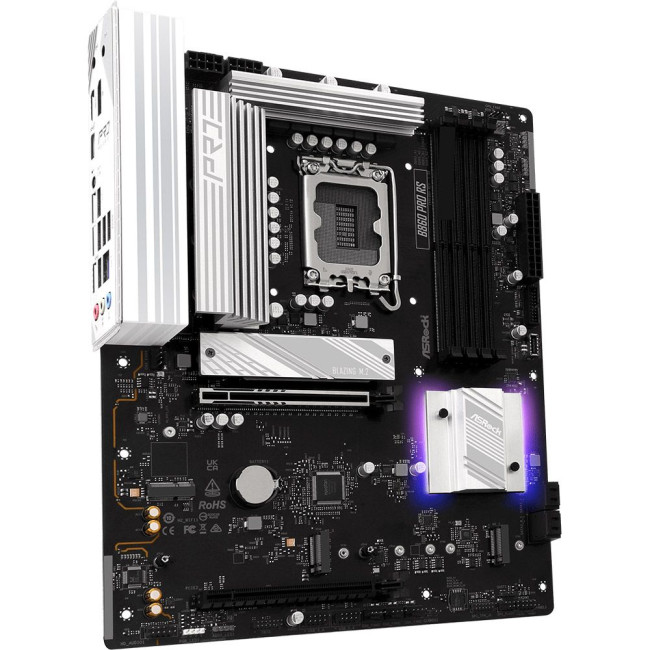 Mатеринська плата s1851 Intel B860 4xDDR5 DP/HDMI 4xM.2 2.5GbE LAN ATX ASROCK B860 PRO RS