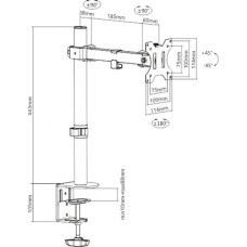 Підставка для монітора LDT12-C011 BRATECK LDT12-C011