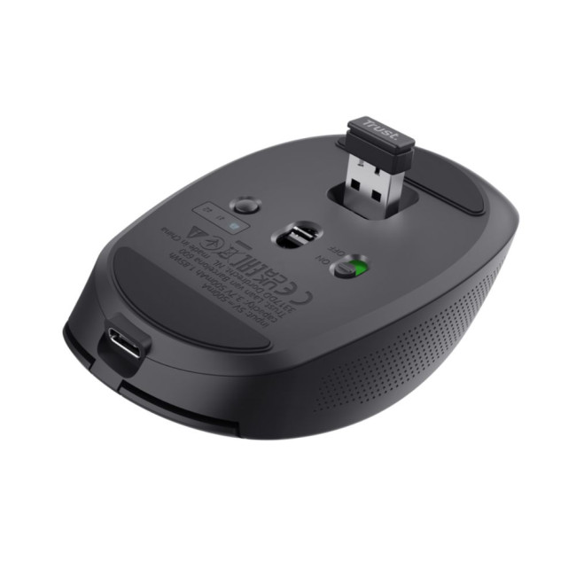 Безпровідна мишка Ozaa Compact Multi-Device Wireless Mouse TRUST Ozaa Wireless Mouse Blk (24819)
