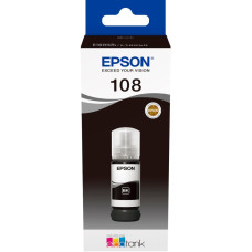 Чорнило чорне 70 мл для L8050, L18050 EPSON 108 EcoTank Black ink bottle (C13T09C14A)