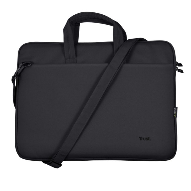 сумка для ноутбуку Bologna Slim Laptop Bag 16 inch Eco - black TRUST Bologna Slim Bag 16 black (24447)