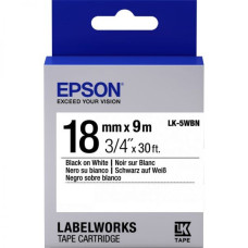Стрічка для принтера EPSON Tape - LK5WBN Std Blk/Wht 18/9 (C53S655006)