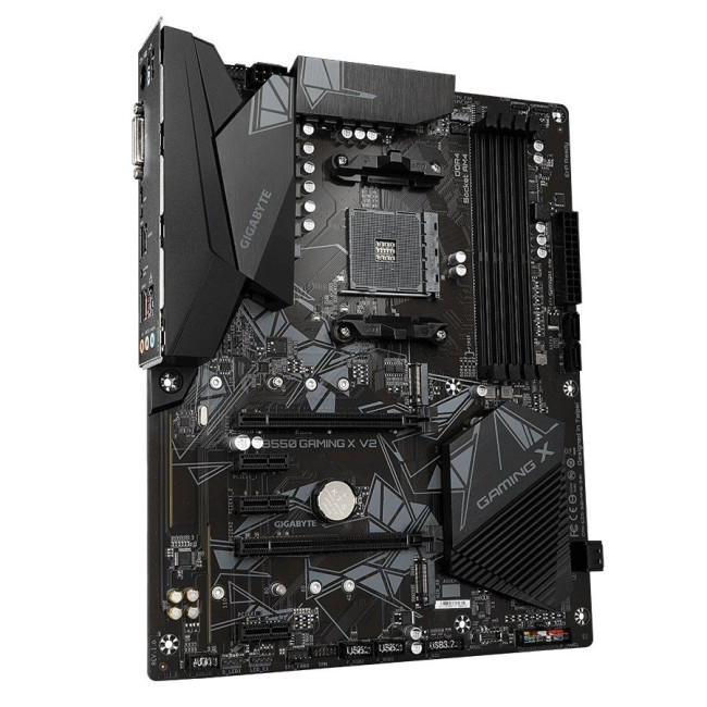 Mатеринська плата sAM4 AMD B550 HDMI/DVI 2xM.2 (PCIe 4.0) USB 3.2 GbE LAN ATX GIGABYTE B550 GAMING X V2