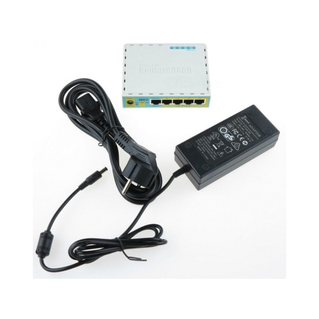 Маршрутизатор hEX PoE lite, 5xEthernet with PoE output for four ports, USB, RouterOS L4 MIKROTIK RB750UPr2