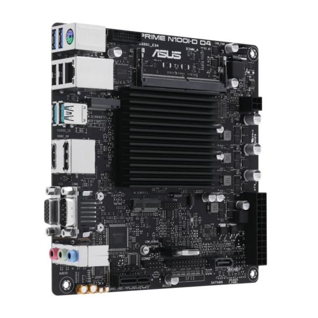 материнська плата N100/1soDDR4/VGA/HDMI/DP/1PCIe/1M.2/1SATA/COM ASUS PRIME N100I-D D4-CSM