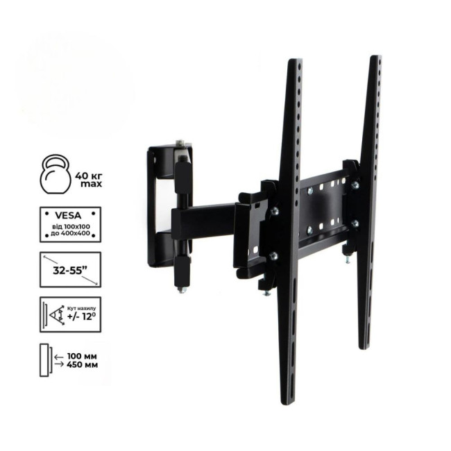 Кріплення для телевізора TV04T-R3 Black, 32