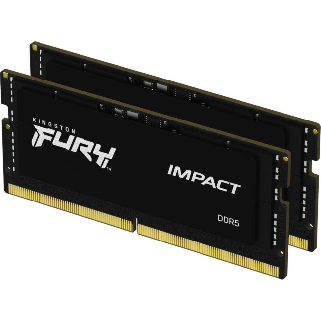 модуль пам'яті 32GB DDR5 6000MHz sodimm Impact (2x16) KINGSTON KF560S38IBK2-32