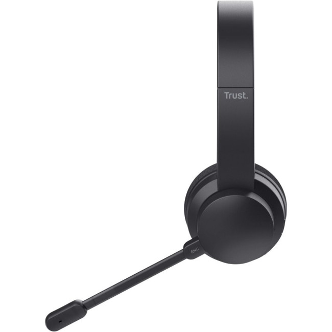 Гарнітура Ayda Wireless ENC headset - Black TRUST Ayda Wireless ENC Black (25463)