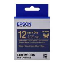 Лента для принтера EPSON Tape - LK4HKK Ribbon Gold/Navy (C53S654002)