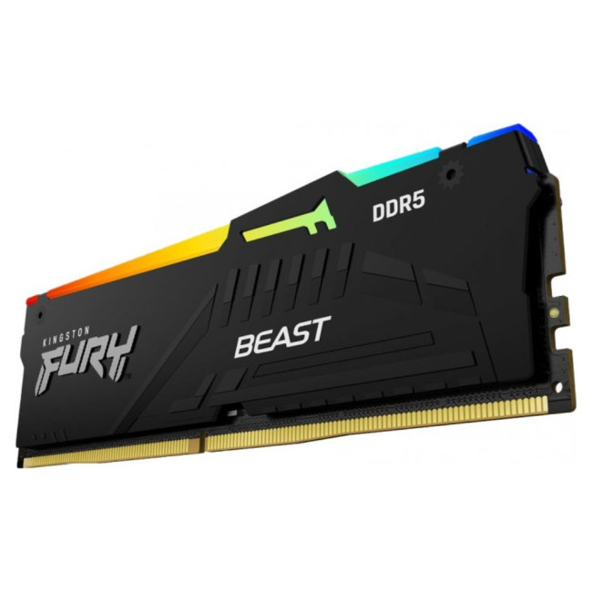 модуль пам'яті 64GB DDR5 5600MHz Fury Beast RGBXMP (2x32) KINGSTON KF556C40BBAK2-64
