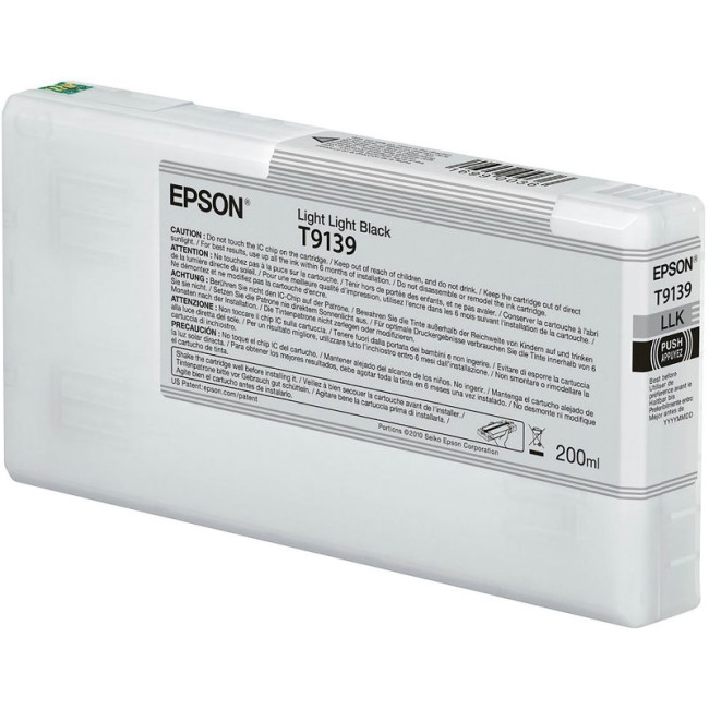 Картридж світло-світло чорнийдля SC-P5000 EPSON SC-P5000 200ml Light Light Bla (C13T913900)