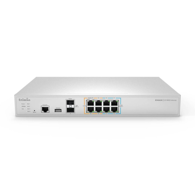 Хмарний роутер VPN 8 x 2.5 GbE, 2 SFP+ ports, USB ENGENIUS ESG620 (1402A0332301)