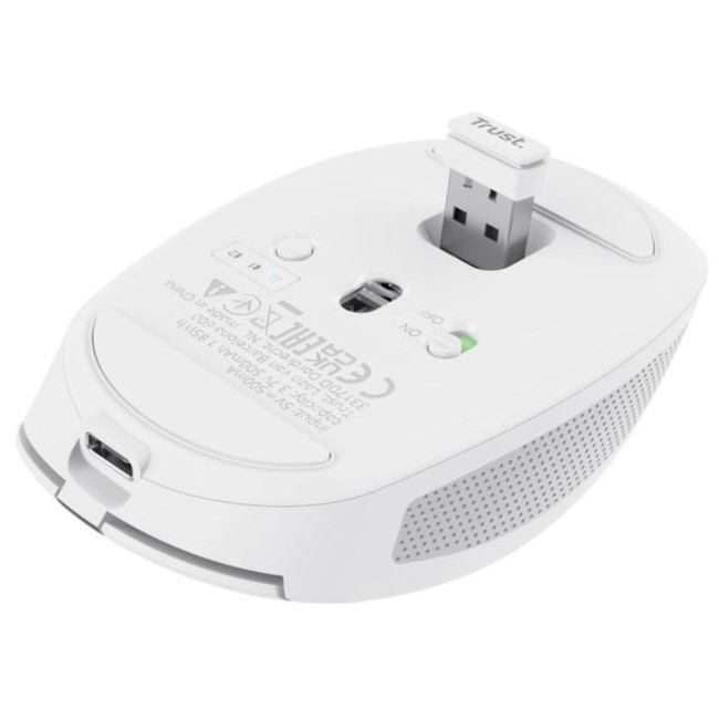Безпровідна мишка Ozaa Compact Multi-Device Wireless Mouse - White TRUST Ozaa Wireless Mouse Wht (24933)