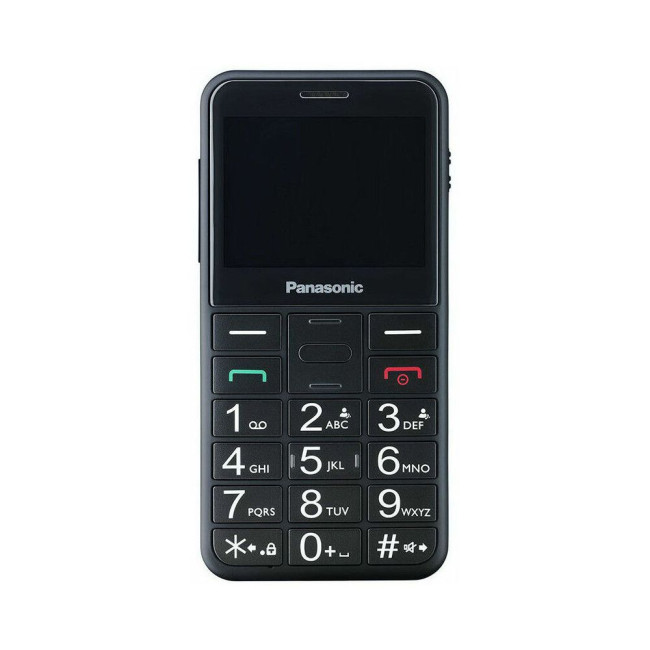 Мобільний телефон чорний PANASONIC KX-TU155EXBN