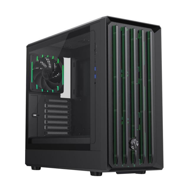 Корпус комп'ютерний Mid Tower без блока живлення  ATX, M-ATX,ITX, Tempered Glass,Mesh,USB3.0x2,Type- GAMEMAX CLAW 460 BK