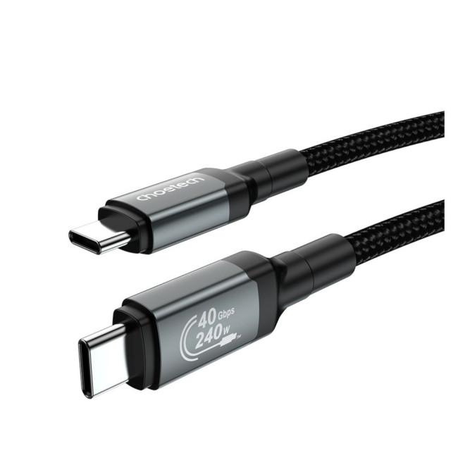 Аудіокабель Choetech USB-C 4 GEN 3 240 Вт 8K 2 м CHOETECH USB-C 4 G3 240W 8K 2m (XCC-1042)