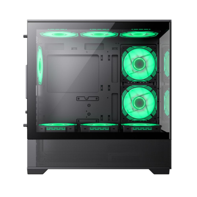Корпус Micro-ATX без блока живлення, Tempered Glass, Mesh, USB2.0x2, USB3.0x1 GAMEMAX Vista MB
