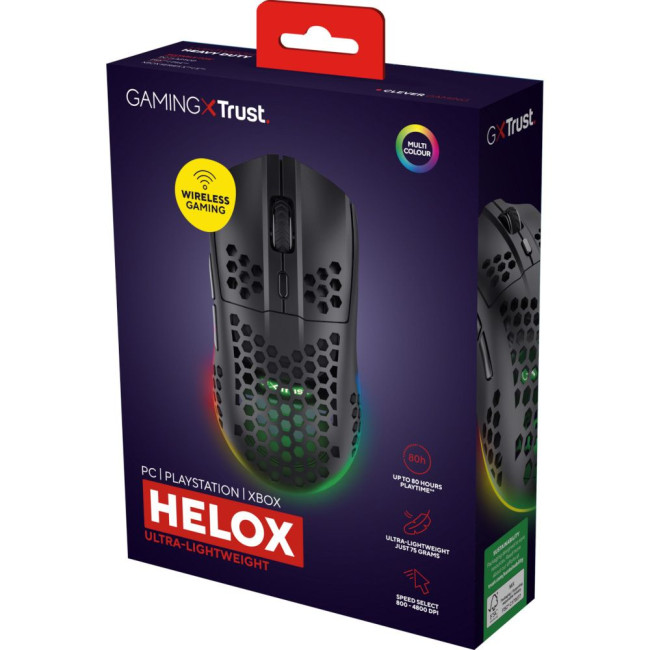 Бездротова Мишка GXT 929 Helox Ultra-lightweight Wireless Gaming Mouse TRUST GXT 929 Helox (25307)