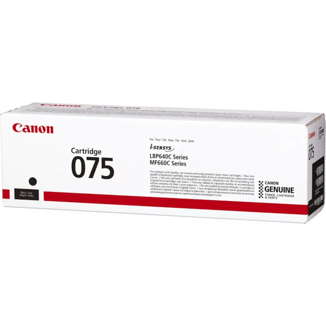 Картридж чорний 1,4К для MF66x CANON Cartridge 075 Black (1.4K) (6365C002AA)