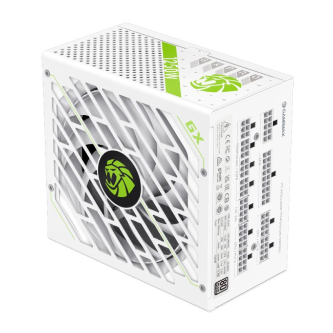 Блок живлення ATX 1250W, 80+ Platinum ,fan 135mm,fully modular OTP, OCP, SCP, OVP, UVP, OPP GAMEMAX GX-1250 PRO WT(ATX3.1PCIe5.1)